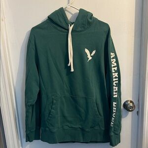 American Eagle Green Hoodie